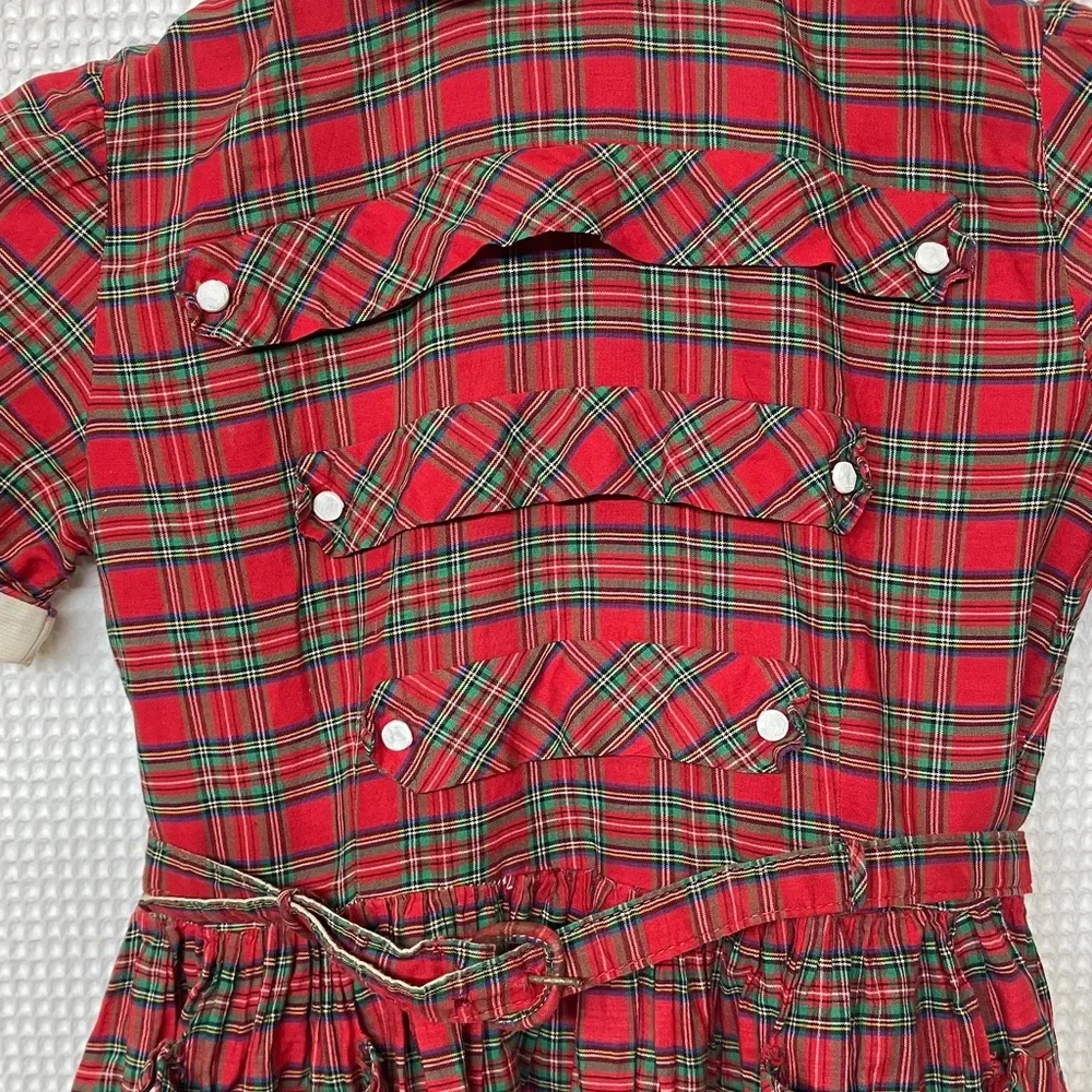 Tartan plaid girls dress - Picture 2 of 10
